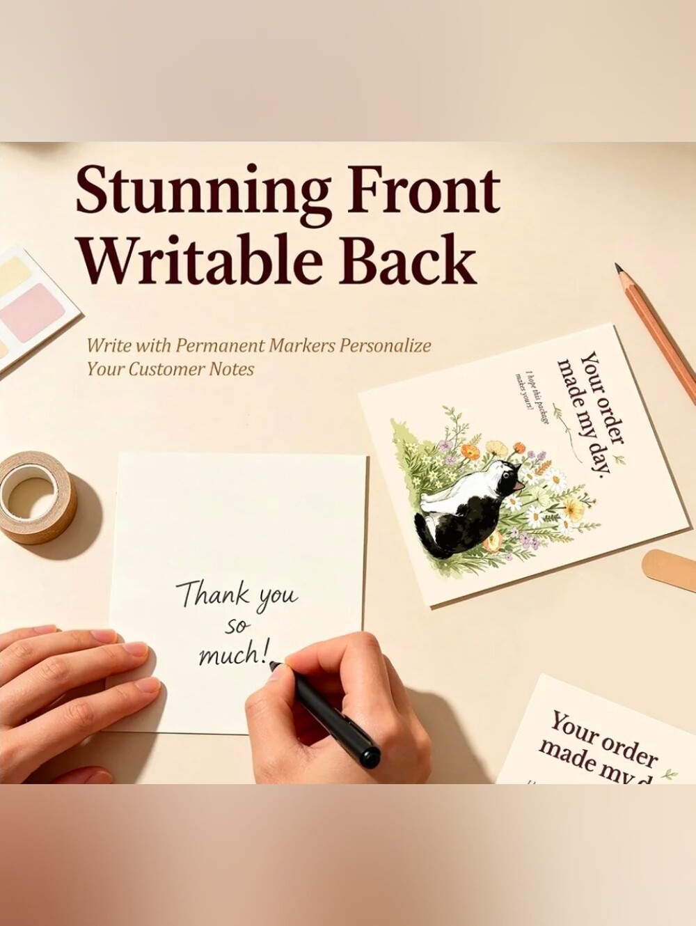 Buy Now ..Thank You Cards, 40 Total - Picture 5 of 6